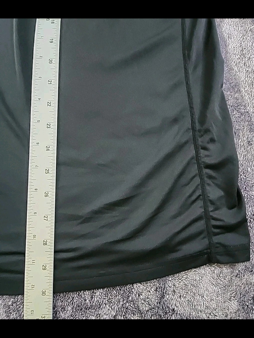 Nike Men's Round Neck Dry Fit Fitted Trainng T Shirt Black Size L - Picture 4 of 4